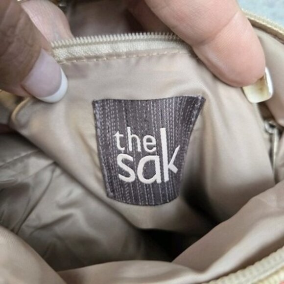 The Sak Crochet Crossbody Bag Rainbow Striped Boho Hippie Purse - Picture 7 of 9